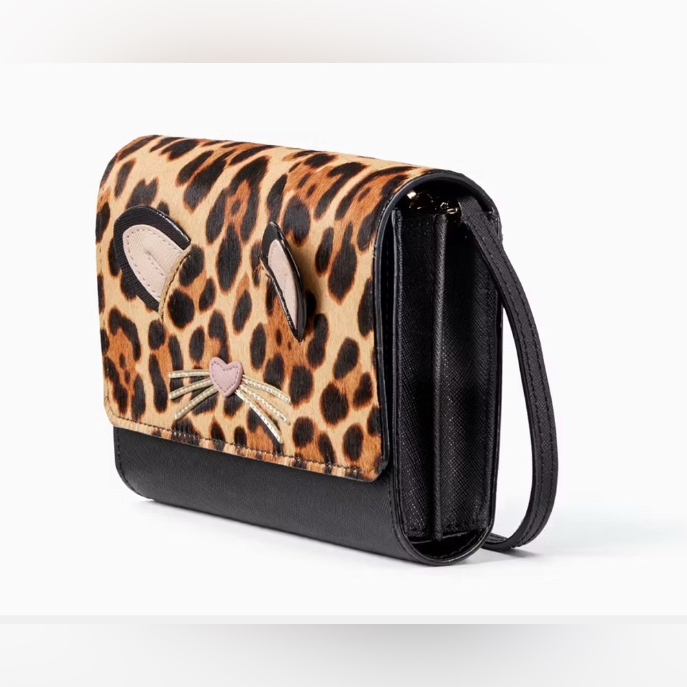 SOLD‼️Kate Spade Run Wild Leopard Summer Novelty Crossbody Bag - Picture 5 of 7